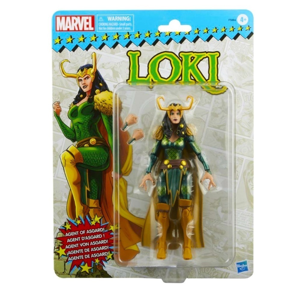 Marvel Legends Retro 6 Inch Action Figure - Female Loki Agent of Asgard